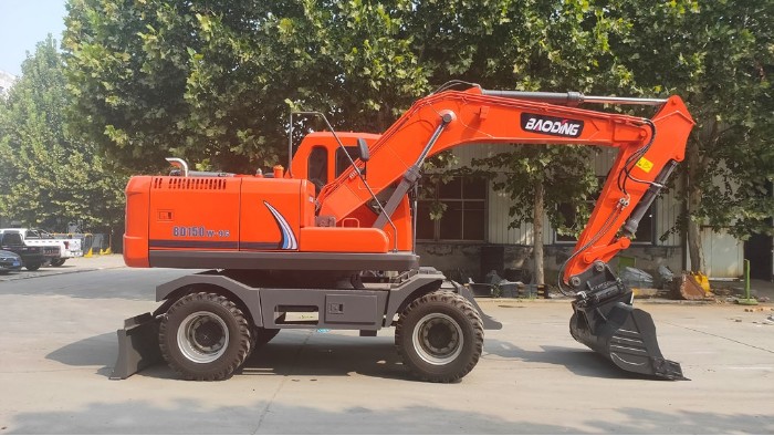 寶鼎BD150輪式挖掘機多功能挖斗 寶鼎150輪式挖掘機